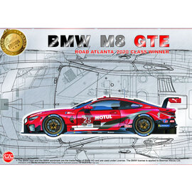 NuNu Model Kit NuNu - BMW M8 GTE 2020 Road Atlanta 6 Hours Winner - 1:24