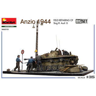 MiniArt Anzio 1944. Field Repairing of StuGIII Ausf. G - BIG SET - 1:35