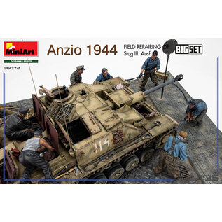 MiniArt Anzio 1944. Field Repairing of StuGIII Ausf. G - BIG SET - 1:35