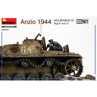 MiniArt Anzio 1944. Field Repairing of StuGIII Ausf. G - BIG SET - 1:35
