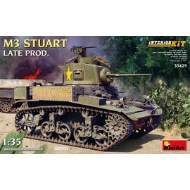 MiniArt MiniArt - M3 Stuart Late Production w/Interior Kit - 1:35