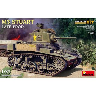 MiniArt M3 Stuart Late Production w/Interior Kit - 1:35