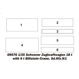 Trumpeter Schwerer Zugkraftwagen 18t - Sd.Kfz. 9 Artillery Version - 1:35
