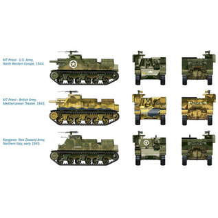Italeri M7 Priest 105mm HMC / Kangaroo - 1:72