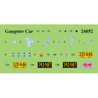 ICM Ford Model A "Gangster Car" - 1:24