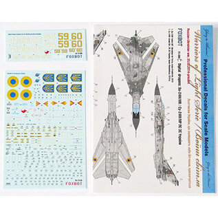 Foxbot Decals Sukhoi Su-24M/MR, Digital Dragons, Ukrainian Air Force with Stencils - 1:72