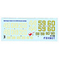 Foxbot Decals Sukhoi Su-24M/MR, Digital Dragons, Ukrainian Air Force with Stencils - 1:72