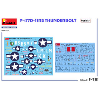 MiniArt Republic P-47D-11RE "Razorback" - Basic Kit - 1:48