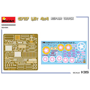 MiniArt G7117 1.5t 4×4 Repair Truck - 1:35