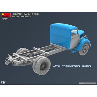 MiniArt German 3t Cargo Truck 3.5-36s Late Production - 1:35