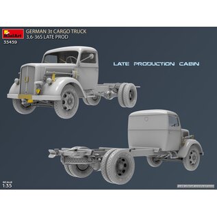 MiniArt German 3t Cargo Truck 3.5-36s Late Production - 1:35