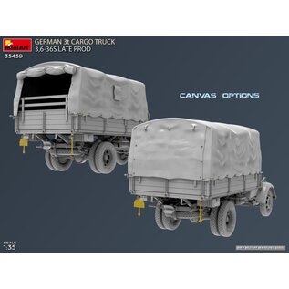 MiniArt German 3t Cargo Truck 3.5-36s Late Production - 1:35