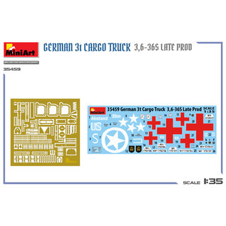 MiniArt German 3t Cargo Truck 3.5-36s Late Production - 1:35