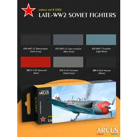 ARCUS Hobby Colors Arcus - 1002 Late-WW2 Soviet Fighters