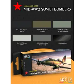 ARCUS Hobby Colors Arcus - 1004 Mid-WW2 Soviet Bombers