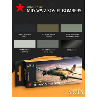 ARCUS Hobby Colors 1004 Mid-WW2 Soviet Bombers