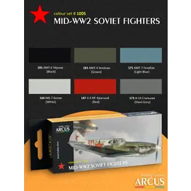 ARCUS Hobby Colors Arcus - 1005 Mid-WW2 Soviet Fighters