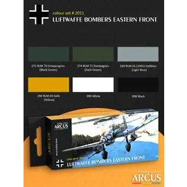 ARCUS Hobby Colors Arcus - 2011 Luftwaffe Bombers Eastern Front