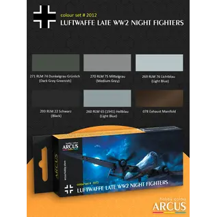 ARCUS Hobby Colors 2012 Luftwaffe Late WW2 Night Fighters
