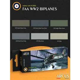 ARCUS Hobby Colors Arcus - 3003 Fleet Air Arm (FAA) WW2 Biplanes