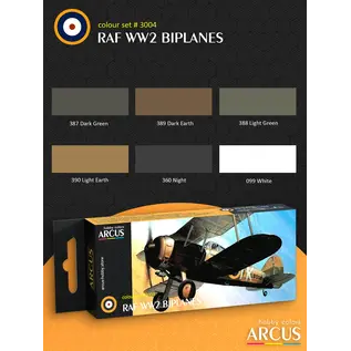 ARCUS Hobby Colors 3004 RAF WW2 Biplanes