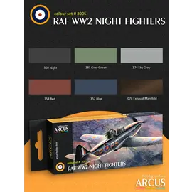 ARCUS Hobby Colors Arcus - 3005 RAF WW2 Night Fighters