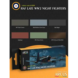ARCUS Hobby Colors 3009 RAF Late WW2 Night Fighters
