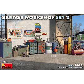 MiniArt MiniArt - Garage Workshop Set 2 - 1:35