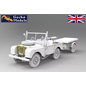 Gecko Models Korean War British FV18001 Mk. 1 80in 4x4 Utility Vehicle (Early Production) w/10-cwt Bantam Trailer - 1:35