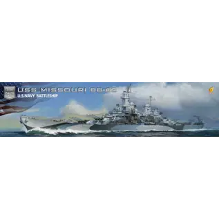 Very Fire Battleship USS Missouri (BB-63) 1945 - 1:350