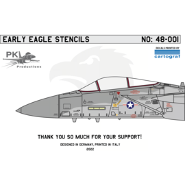 PK Productions PK Productions - Early Eagle Stencils - 1:48