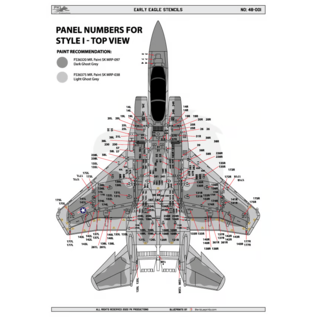 PK Productions Early Eagle Stencils - 1:48