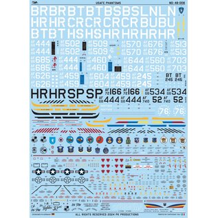PK Productions USAFE F-4D/E Phantoms - 1:48