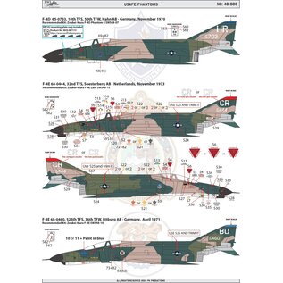 PK Productions USAFE F-4D/E Phantoms - 1:48