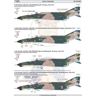 PK Productions USAFE F-4D/E Phantoms - 1:48