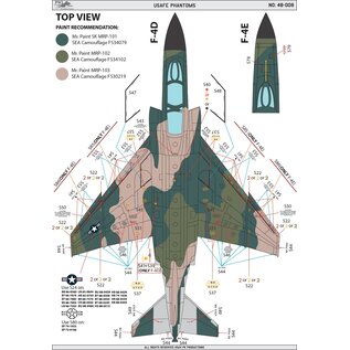 PK Productions USAFE F-4D/E Phantoms - 1:48