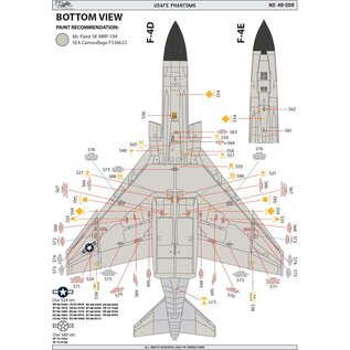 PK Productions USAFE F-4D/E Phantoms - 1:48
