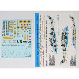 Foxbot Foxbot - Decals Mil Mi-24 Ukrainian Air Forces, Ukrainian Crocodiles, Part I - 1:72