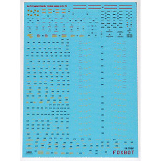 Foxbot Decals Ukrainian Rooks: Su-25 Ukrainian Air Forces and Stencils - 1:72