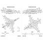 Foxbot Decals Ukrainian Rooks: Su-25 Ukrainian Air Forces and Stencils - 1:72