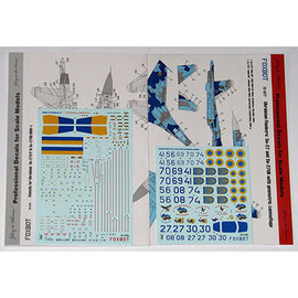 Foxbot Foxbot - Decals Su-27S & Su-27UB Ukrainian Air Forces, geometric camouflage and stencils - 1:72