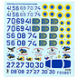 Foxbot Decals Su-27S & Su-27UB Ukrainian Air Forces, geometric camouflage and stencils - 1:72