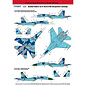 Foxbot Decals Su-27S & Su-27UB Ukrainian Air Forces, geometric camouflage and stencils - 1:72