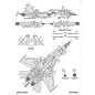 Foxbot Decals Su-27S & Su-27UB Ukrainian Air Forces, geometric camouflage and stencils - 1:72