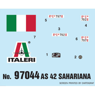 Italeri SPA-Viberti AS 42 Sahariana - 1:72