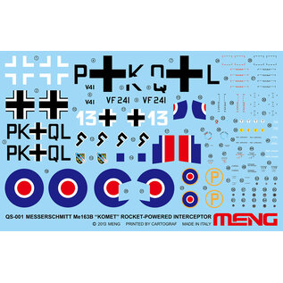 MENG Messerschmitt Me-163B "Komet" Rocket-Powered Interceptor - 1:32