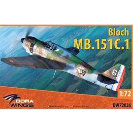 Dora Wings Dora Wings - Bloch MB.151C.1 - 1:72