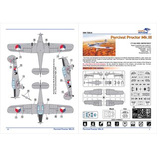 Dora Wings Percival Proctor Mk.III - 1:72