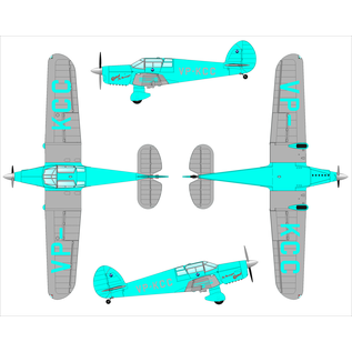 Dora Wings Percival Vega Gull (civil service) - 1:72