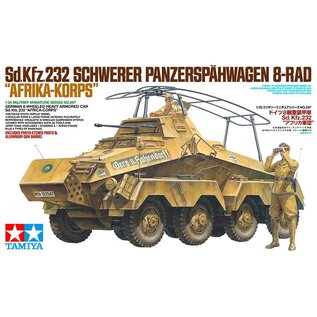 TAMIYA Sd.Kfz.232 Schwerer Panzerspähwagen 8-Rad "Afrika-Korps" - 1:35